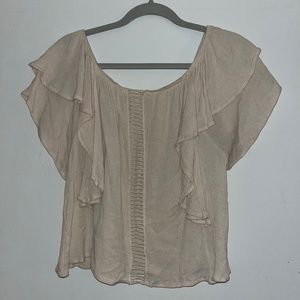 Chico Off the Shoulder Ruffle Top